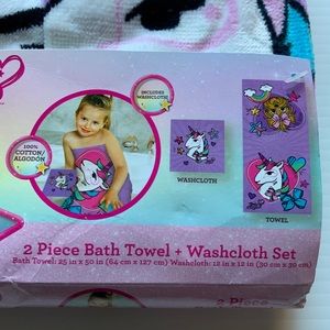2/$10 Nickelodeon Jojo Siwa 2 Piece Bath Towel Set
